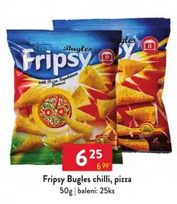 Qanto Fripsy Bugles chilli, pizza nabídka