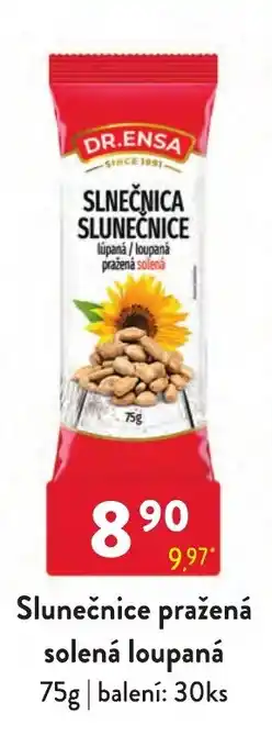 Qanto Dr. Ensa slunečnice pražená solená loupaná nabídka