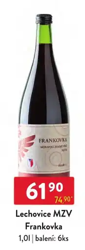 Qanto Lechovice MZV Frankovka nabídka