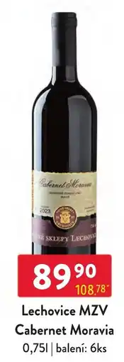 Qanto Lechovice MZV Cabernet Moravia nabídka