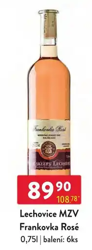 Qanto Lechovice MZV Frankovka Rosé nabídka