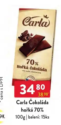 Qanto Carla čokoláda hořká 70% nabídka