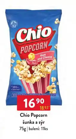 Qanto Chio Popcorn šunka a sýr nabídka