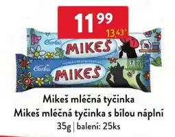 Qanto Mikeš mléčná tyčinka s bílou náplní nabídka