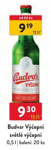 Qanto Budvar Výčepní světlé výčepní nabídka