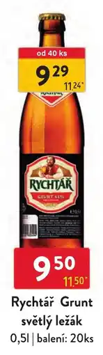 Qanto Rychtář Grunt světlý ležák nabídka