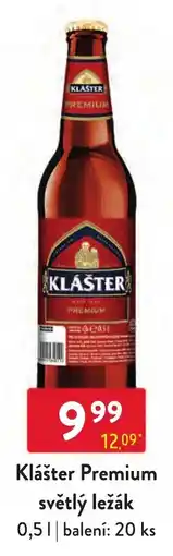 Qanto Klášter Premium světlý ležák nabídka