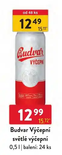 Qanto Budvar Výčepní světlé výčepní nabídka