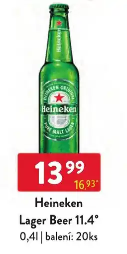 Qanto Heineken lager beer nabídka