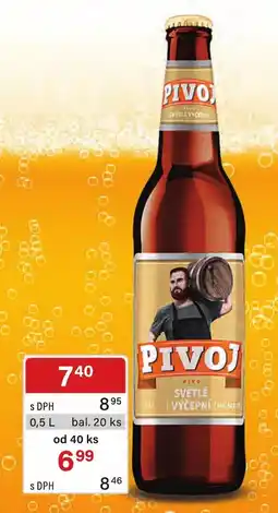Qanto Pivoj světlé výčepní nabídka