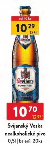 Qanto Svijany nealkoholické pivo nabídka