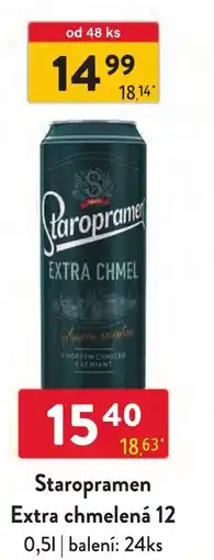 Qanto Staropramen Extra chmelená 12 nabídka