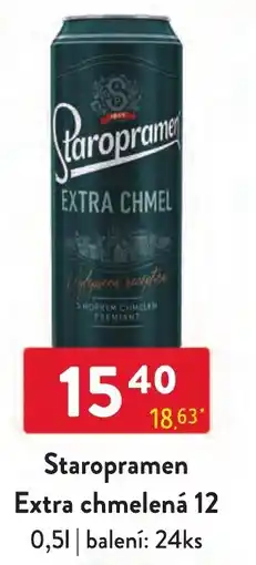 Qanto Staropramen Extra chmelená 12 nabídka