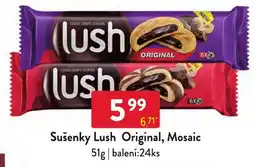 Qanto Lush sušenky original, mosaic nabídka