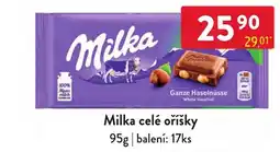 Qanto Milka celé oříšky nabídka