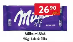 Qanto Milka mléčná nabídka