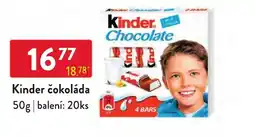 Qanto Kinder čokoláda nabídka