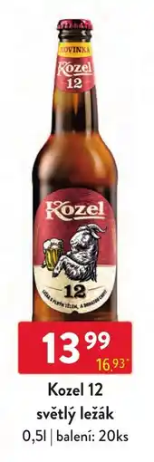 Qanto Kozel 12 světlý ležák nabídka
