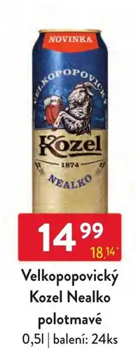 Qanto Velkopopovický Kozel Nealko nabídka