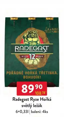 Qanto Radegast Ryze Hořká nabídka