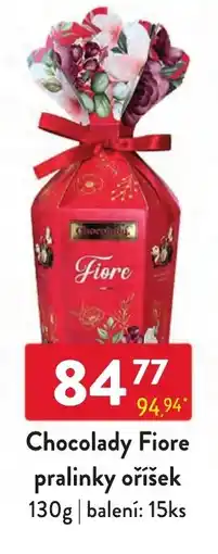 Qanto Chocolady Fiore pralinky oříšek nabídka