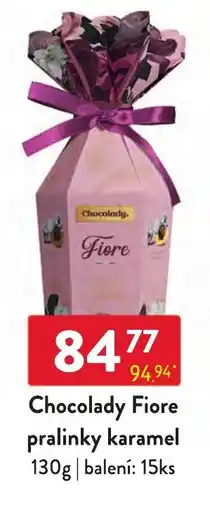 Qanto Chocolady Fiore pralinky karamel nabídka