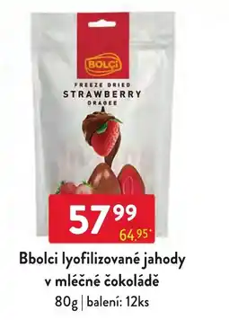Qanto Bbolci lyofilizované jahody v mléčné čokoládě nabídka