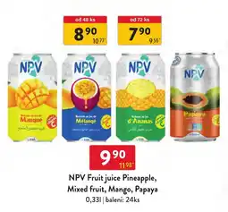 Qanto NPV Fruit juice Pineapple, Mixed fruit, Mango, Papaya nabídka