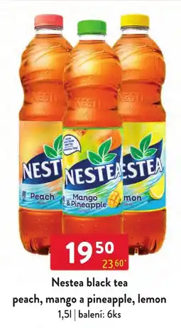 Qanto Nestea black tea peach, mango a pineapple, lemon nabídka