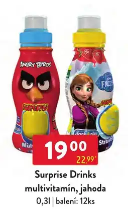 Qanto Surprise Drinks multivitamín, jahoda nabídka