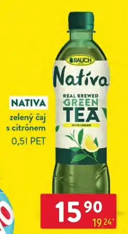 Qanto Nativa zelený čaj s citrónem nabídka