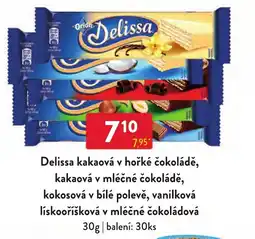 Qanto Delissa kakaová v hořké čokoládě nabídka