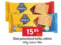 Qanto Opavia zlaté polomáčené hořké, mléčné nabídka