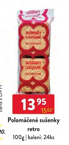 Qanto Polomáčené sušenky retro nabídka
