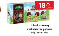 Qanto Miltonas hříbečky sušenky s čokoládovou polevou nabídka