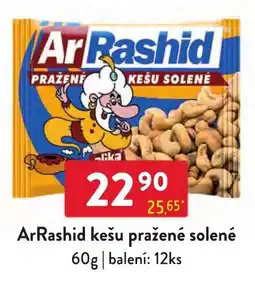 Qanto ArRashid kešu pražené solené nabídka