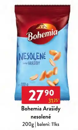 Qanto Bohemia arašídy nesolené nabídka