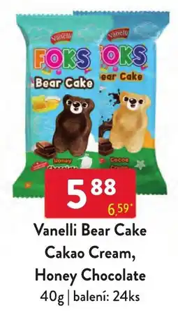 Qanto Vanelli Bear Cake Cakao Cream, Honey Chocolate nabídka