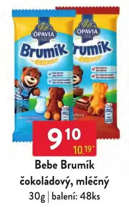 Qanto Opavia bebe brumik čokoládový mléčný nabídka