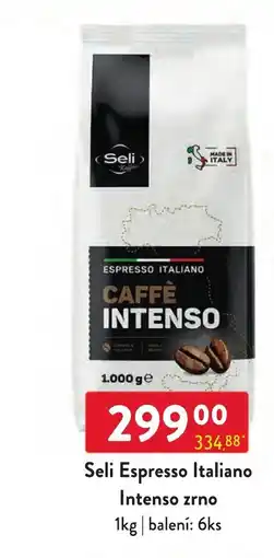 Qanto Seli Espresso Italiano Intenso zrno nabídka