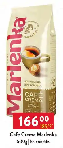 Qanto Cafe Crema Marlenka nabídka
