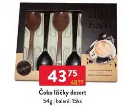 Qanto Čoko lžičky dezer nabídka