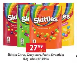 Qanto Skittles Citrus, Crazy sours, Fruits, Smoothies nabídka