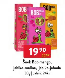 Qanto Šnek Bob mango, jablko-malina, jablko-jahoda nabídka
