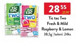 Qanto Tic tac Two Fresh & Mild Raspberry & Lemon nabídka
