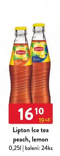 Qanto Lipton ice tea peach, lemon nabídka