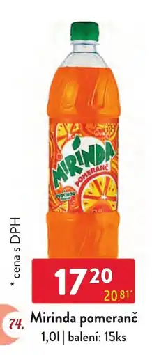 Qanto Mirinda pomeranč nabídka