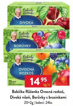 Qanto Babička Růženka Ovocná rozkoš, Divoká višeň, Borůvky s brusinkami nabídka