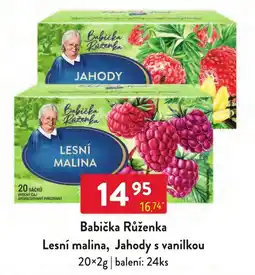 Qanto Babička Růženka Lesní malina, Jahody s vanilkou nabídka