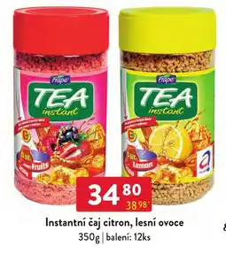 Qanto Frape tea instant citron lesní ovoce nabídka